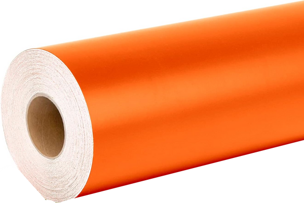 Matte Orange - Permanent, Adhesive Vinyl