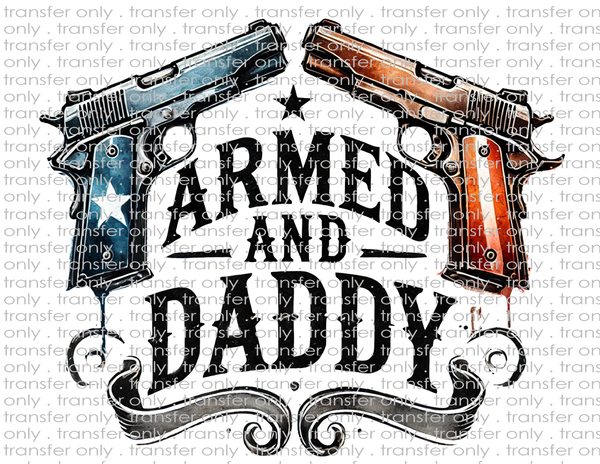 Armed & Daddy - Waterslide, Sublimation Transfers