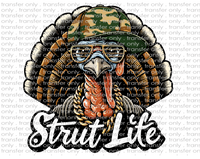 Strut Life - Waterslide, Sublimation Transfers