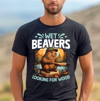 Wet Beavers Looking For Wood - DTF Transfer