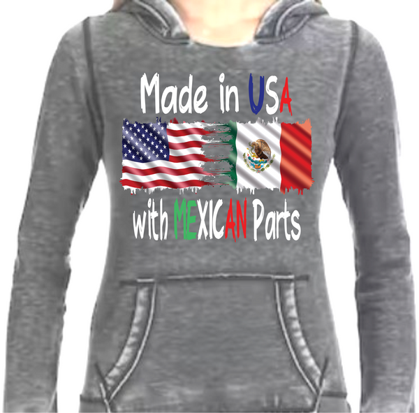 Made In USA With Mexican Parts - DTF Transfer