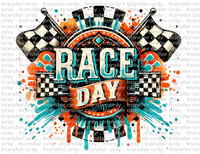 Race Day - Waterslide, Sublimation Transfers