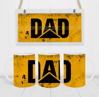 Dad - Coffee Mug Wrap - Sublimation Transfers