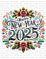 New Year 2025 - Waterslide, Sublimation Transfers