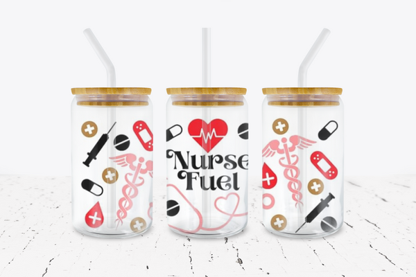 Nurse Fuel -  UV DTF Transfer Wraps