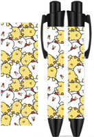 Cartoon Chicken Pen Wrap -  UV DTF