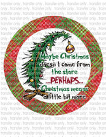 Christmas Ornament Design - Sublimation Transfers