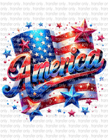 America - Waterslide, Sublimation Transfers