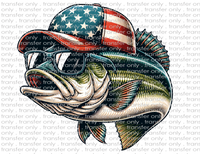 Patriotic Fish - Waterslide, Sublimation Transfers