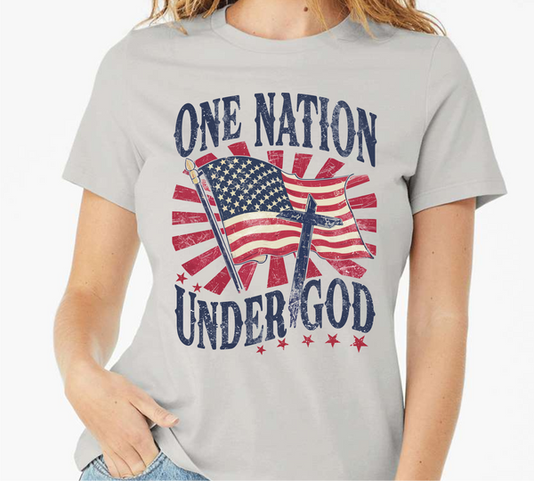 One Nation Under God - DTF Transfer