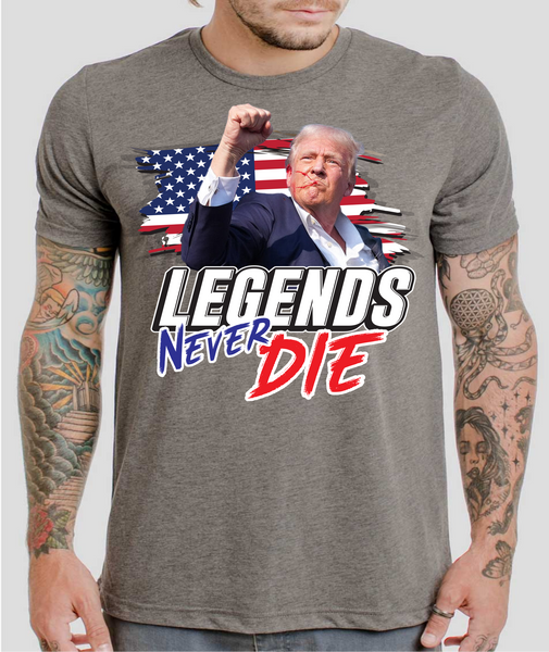 Trump Legends Never Die - DTF Transfer