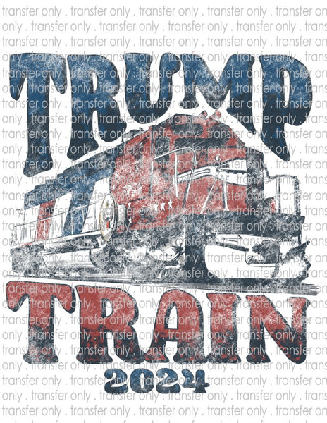 Trump Train - Waterslide, Sublimation Transfers