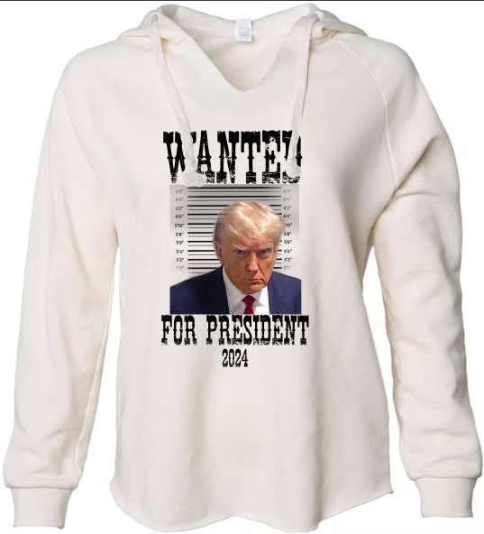 Wanted for President 2024 - DTF Transfer – Sticky Fingers Vinyl & Transfers