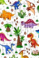 Baby Dinos - Popsicle Holder Design - Sublimation Transfers