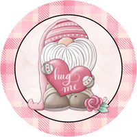 Valentine's Gnome - Round Template