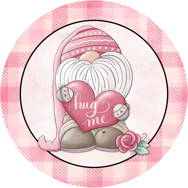 Valentine's Gnome - Round Template