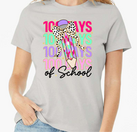 100 Days of School - DTF Transfer