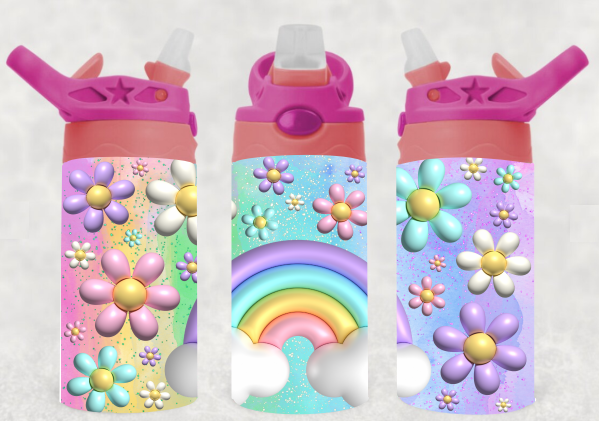 Pastel Rainbow - 12 oz Tumbler Wrap Sublimation Transfers