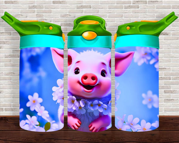 Piggy - 12 oz Tumbler Wrap Sublimation Transfers