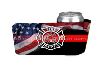 Patriotic Firefighter - Slap Wrap - Sublimation Transfers