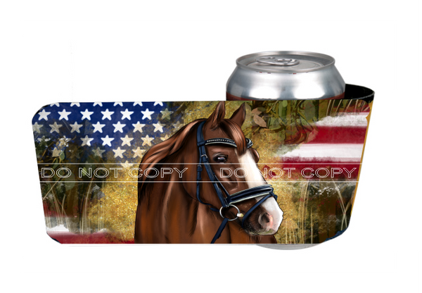 Patriotic Horse - Slap Wrap - Sublimation Transfers