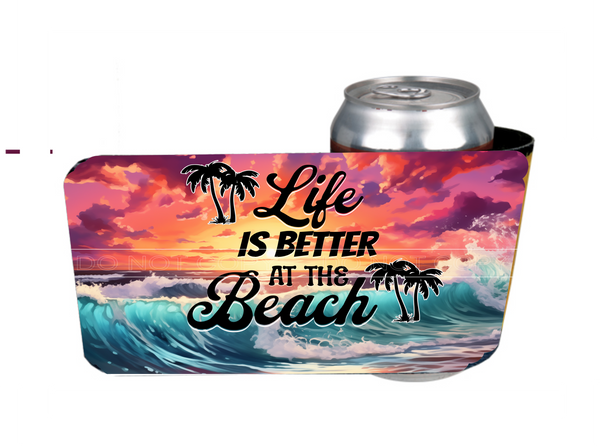 Life Is Better At The Beach - Slap Wrap - Sublimation Transfers