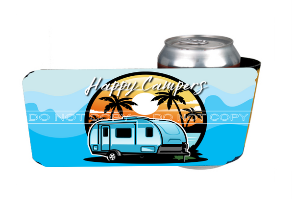 Happy Camper - Slap Wrap - Sublimation Transfers