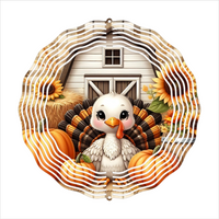 Thanksgiving Turkey - Wind Spinner - Sublimation Transfers