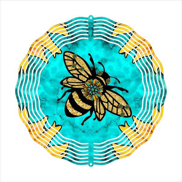 Honeybee - Wind Spinner - Sublimation Transfers