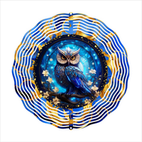 Owl - Wind Spinner - Sublimation Transfers