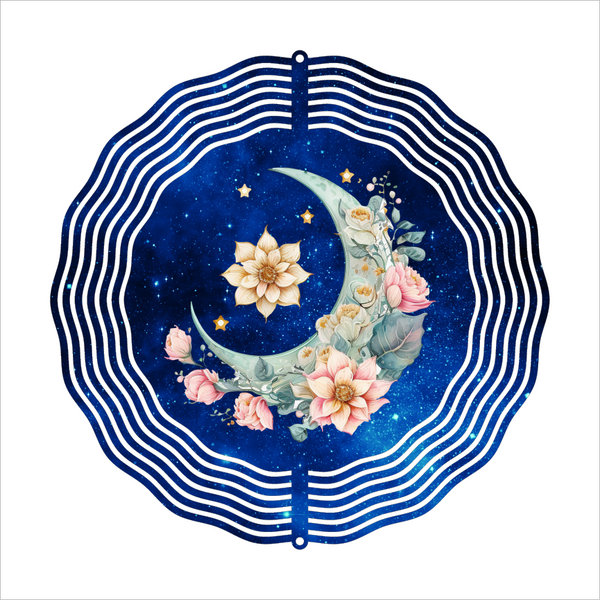 Boho Moon - Wind Spinner - Sublimation Transfers