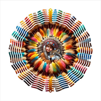 Indian Child - Wind Spinner - Sublimation Transfers