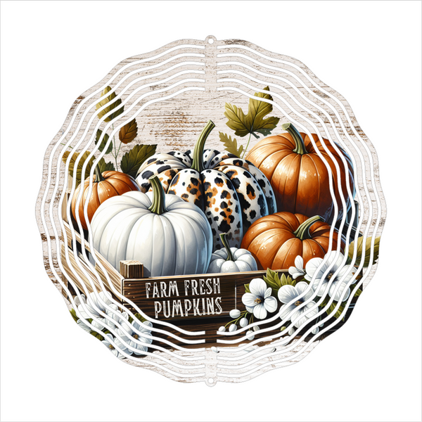 Farm Fresh Pumpkins - Wind Spinner - Sublimation Transfers