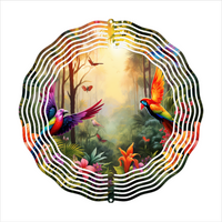 Parrots in Jungle - Wind Spinner - Sublimation Transfers