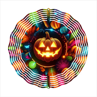 Spooky Jack-o-Lantern - Wind Spinner - Sublimation Transfers