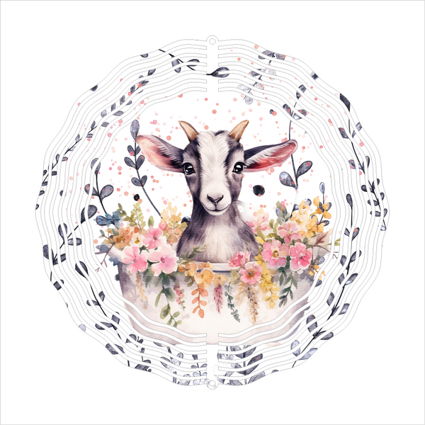 Country Goat - Wind Spinner - Sublimation Transfers