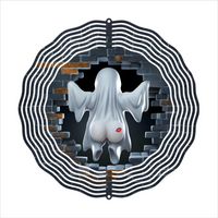 2 pc. - Halloween Ghost - Wind Spinner - Sublimation Transfers