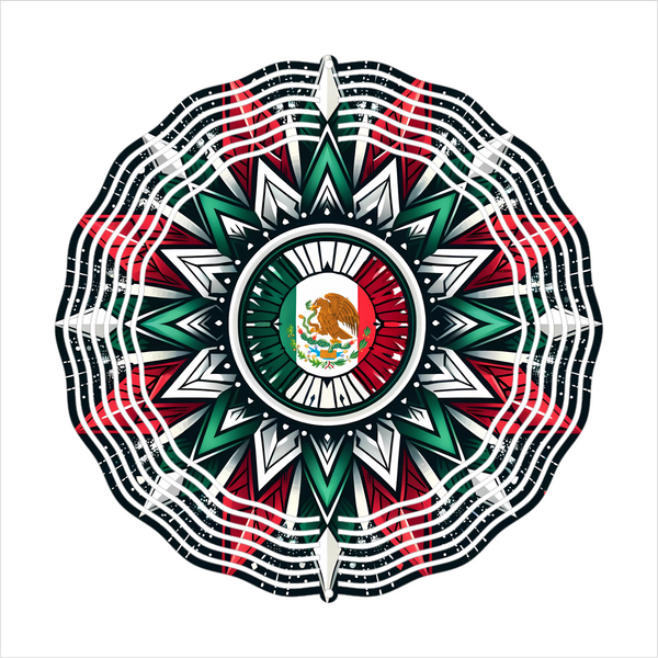 Mexico - Wind Spinner - Sublimation Transfers