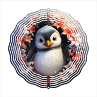 Penguin - Wind Spinner - Sublimation Transfers