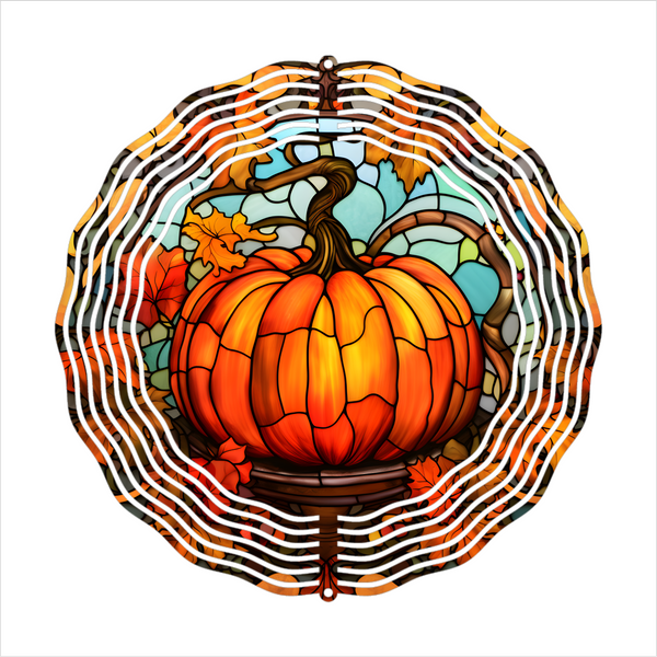 Pumpkin - Wind Spinner - Sublimation Transfers