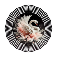 Swan - Wind Spinner - Sublimation Transfers