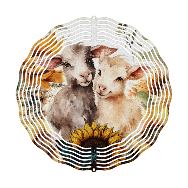 Country Goats - Wind Spinner - Sublimation Transfers