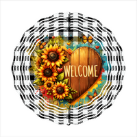 Welcome - Wind Spinner - Sublimation Transfers