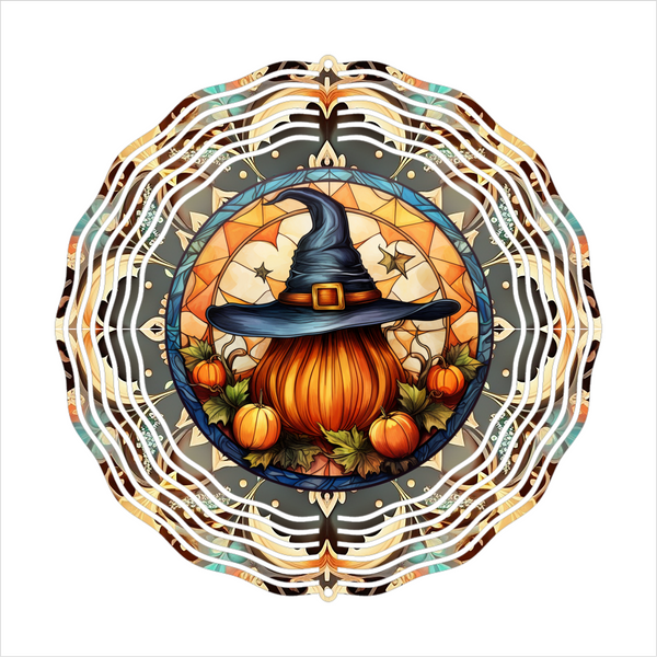 Halloween Witch Hat - Wind Spinner - Sublimation Transfers