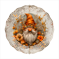 Autumn Gnome - Wind Spinner - Sublimation Transfers