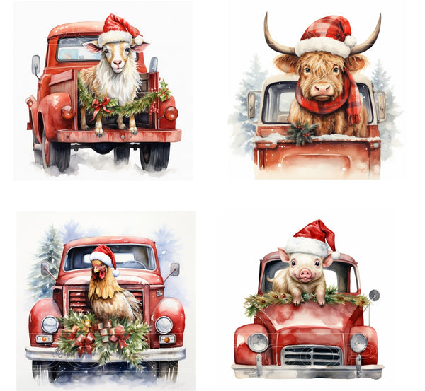 Country Christmas - Square Sublimation Sheet