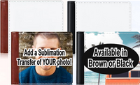 Sublimation Photo Wallet - Choose Color