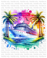 Cruise - Waterslide, Sublimation Transfers