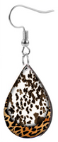 Leopard & Cow Skin - Teardrop Template Transfer