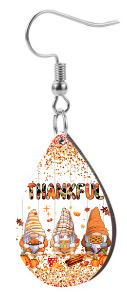 Thankful Gnomes - Teardrop Template Transfer